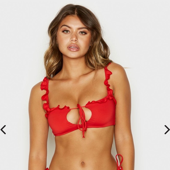 Frankie's Bikinis Other - Frankie’s Bikinis Mackenzie Top in Red